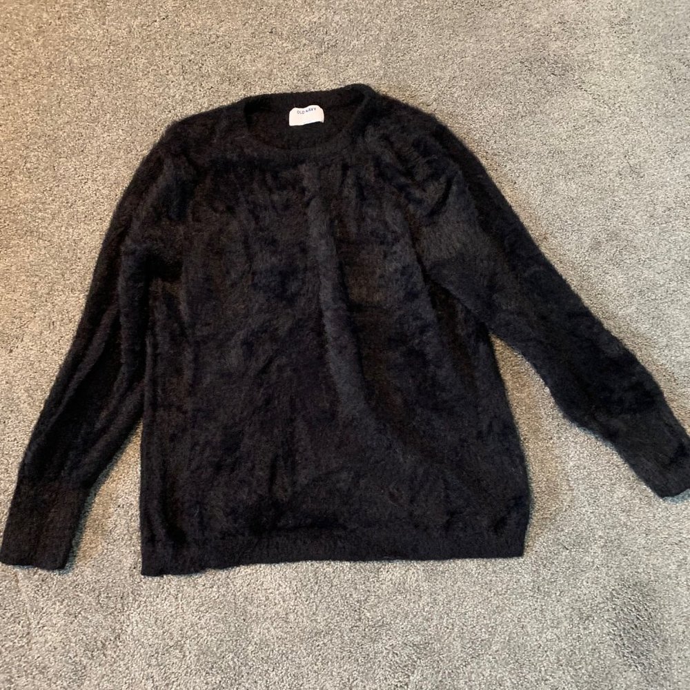 Old Navy Large Black Eyelash Sweater